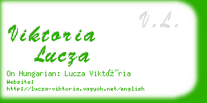 viktoria lucza business card